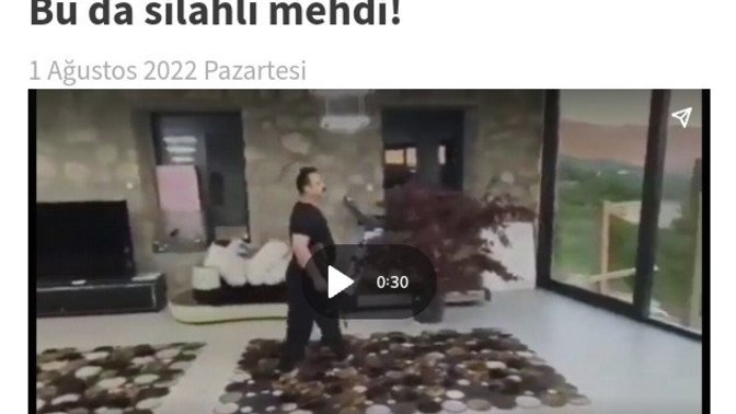 Mehdi gelmiş hatta silahlanmış duydunuz mu?