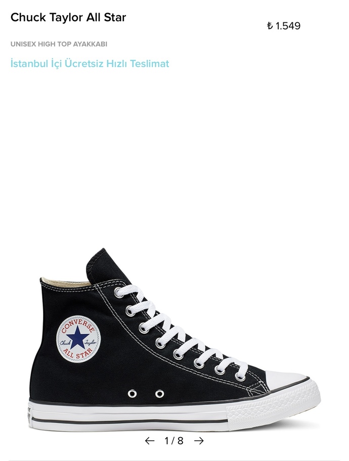 Converse ayakkabıya 2k para verilir mi?
