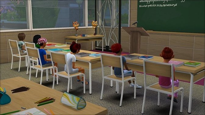 Sims 4'de simim high school paketi olmasına rağmen okula gitmiyor, neden?