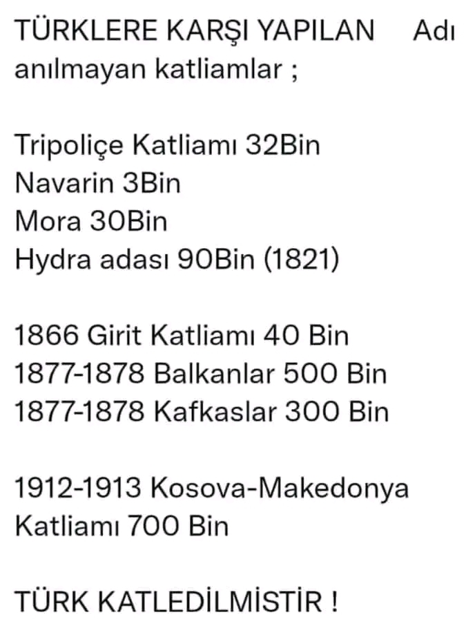 Bu katliamlar olmuş mu?