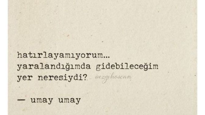 Yaralandığında gidebileceğin bir yer var mı, yoksa yaralarını kendin mi sararsın?