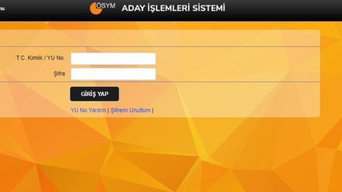 ÖSYM hata veriyor, beklesem düzelir mi?