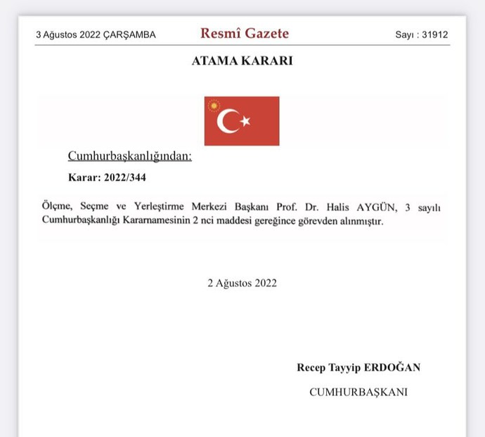 ÖSYM başkanı görevden alındı. Sizce sınav değişir mi seneye?
