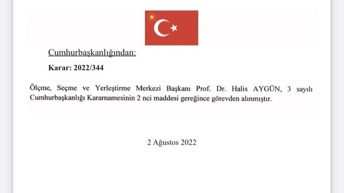 ÖSYM başkanı görevden alındı. Sizce sınav değişir mi seneye?