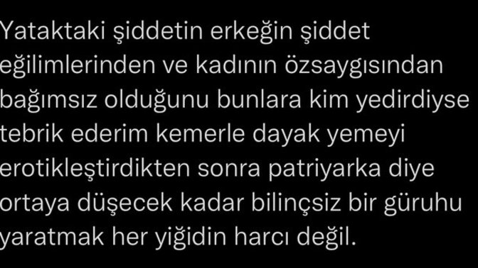 Soft seks sevmediğim için feminizmden atıldım, siz ne düşünüyorsunuz?