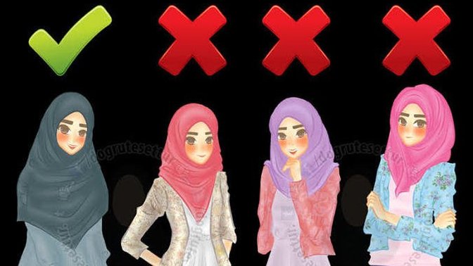 Açık giyinmek moda olunca açılan kızlar, kapalı giyinmek (tesettür) moda olursa sırf modaya uymak için kapanırlar mı acaba 🤔?