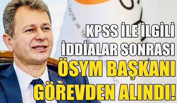 ÖSYM de şaibe.