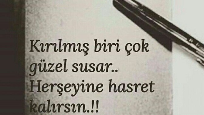 Kırılınca, kırar mısınız?