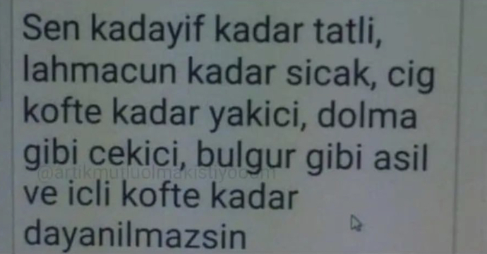 Aldığınız en ilginç iltifat neydi?