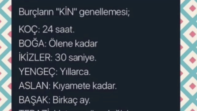 Burcuna göre ne kadar kincisin😃?