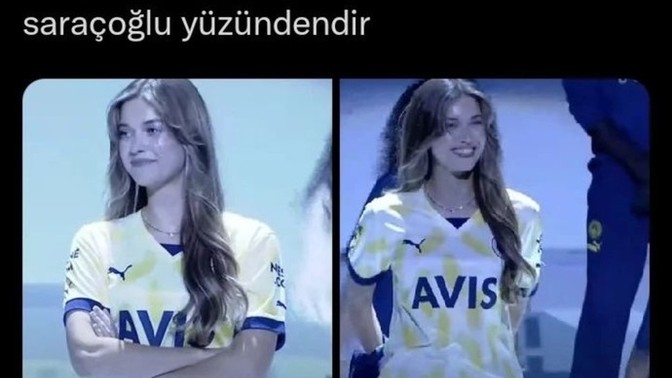Afra Saraçoğlu'na Fenerbahçe forması çok yakışmamış mı?