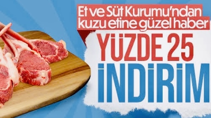 Hükümet bugün küçükbaş hayvan etinde %25 indirim kararı aldı. Kararı nasıl buluyorsunuz?