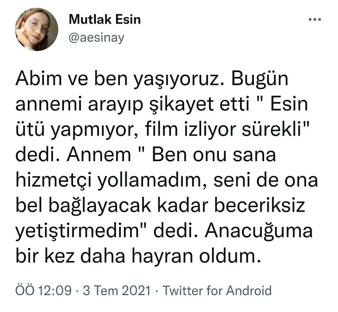 Neden Türkiye'de anneler kız çocuklarına iş yaptırırken erkek çocuğuna yaptırmaz?