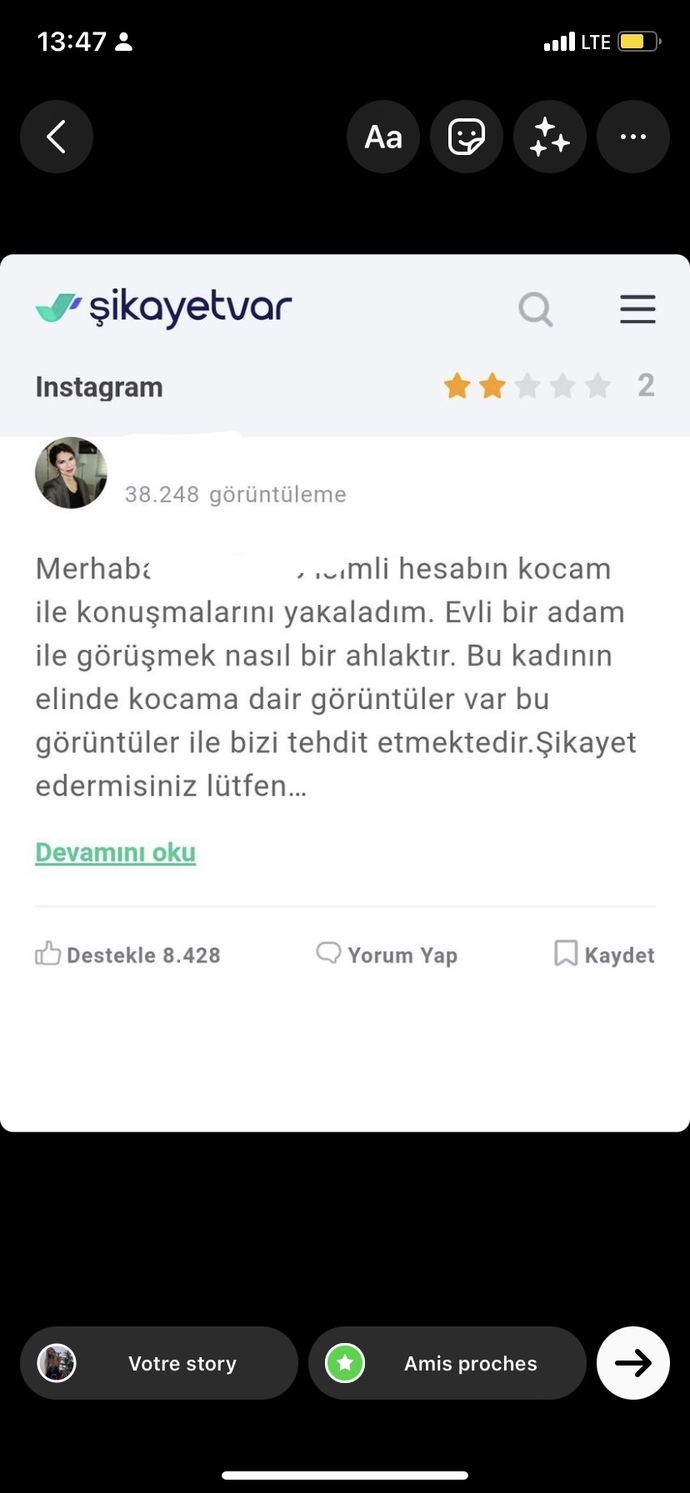 İnstadan size boyle bisey yazan oldu mu? bu LinkedIn tiklarsam hacklenme ihtimalim ne?