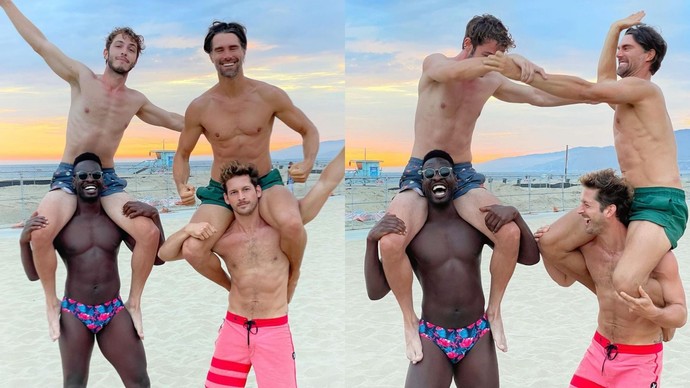Boran Kuzum, Los Angelesda LGBTQ+ partisine katıldı. Türkiyede de böyle partiler yapılsa nasıl olur?