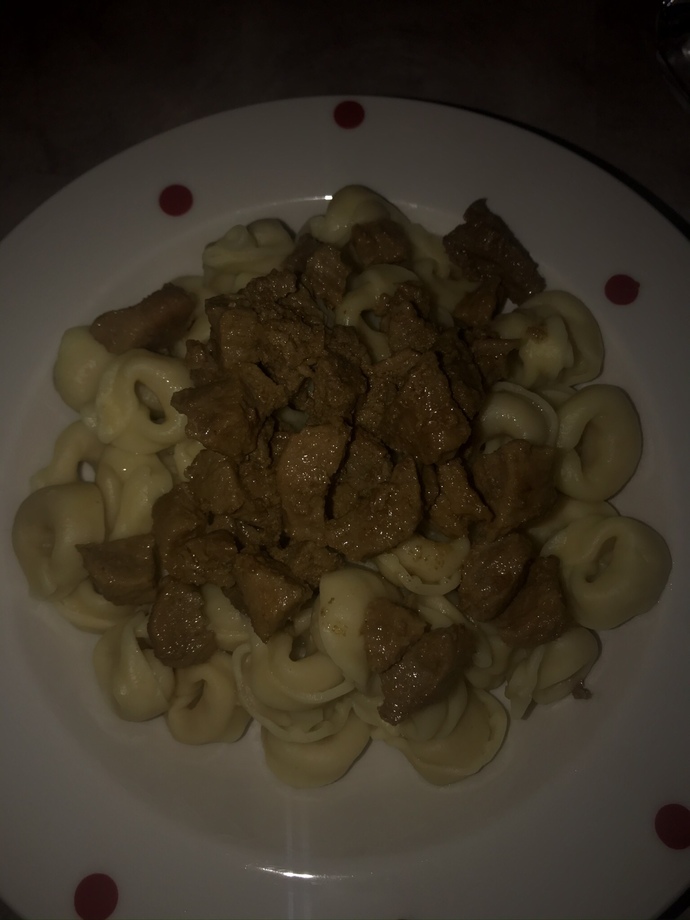 Tortellini makarna yediniz mi?