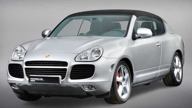 Porsche Cayenne'nin Cabriolet versiyonu! Çok çirkin değil mi?