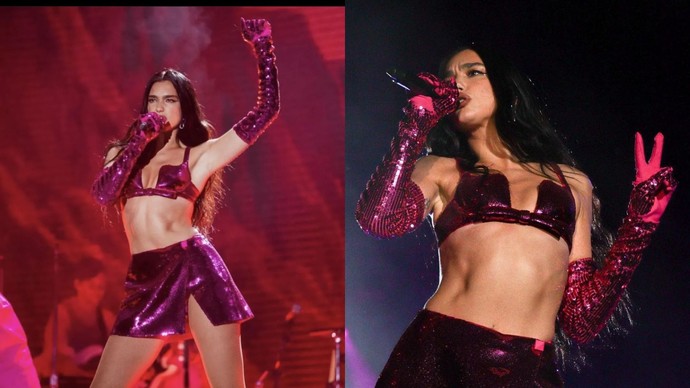 Dua Lipanın sahnede giydiği Valentino Pink koleksiyonu elbisesi nasıl?