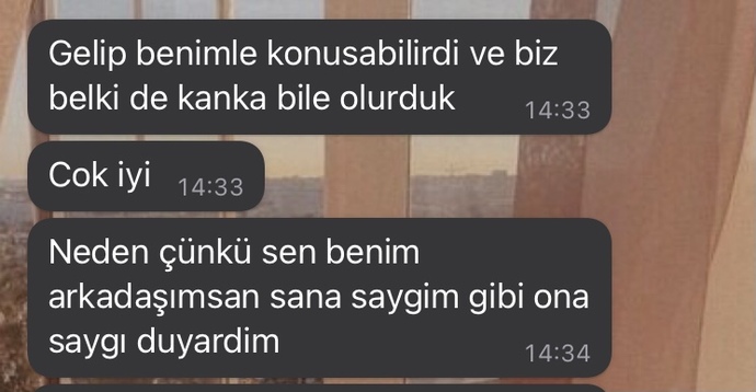 Sevgilim erkek arkadaşıma sulandı?