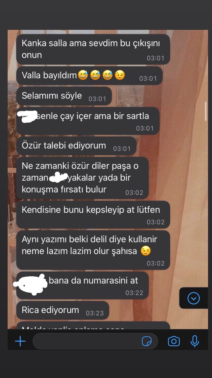 Sevgilim erkek arkadaşıma sulandı?