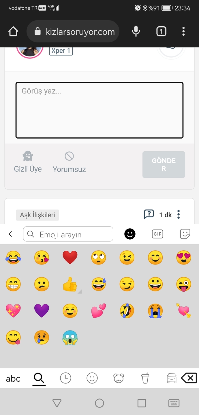Favori emojiniz hangileri?