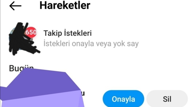 Takip istekleriniz ve takipçileriniz ne kadar?