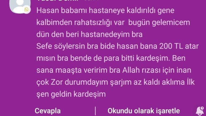Sürekli bu şekilde para isteyen biri rahatsız etmez mi?