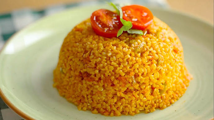 Domatesli bulgur pilavı 💜💜
