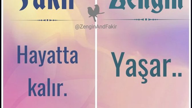 Sana göre fakir nasıl yaşar zengin nasıl yaşar?