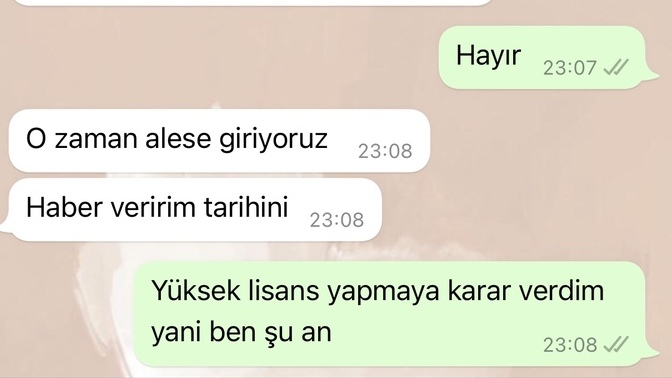 Sürekli sizin adınıza plan yapan insanlara karşı tavrınız ne oluyor?