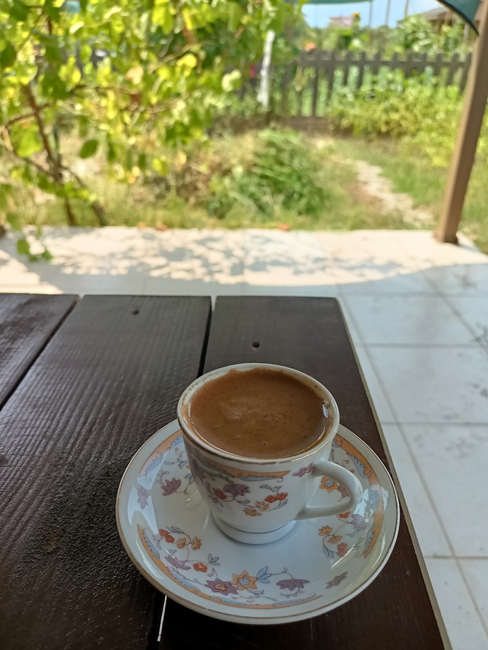 Kaffe höpürdetme molası😎