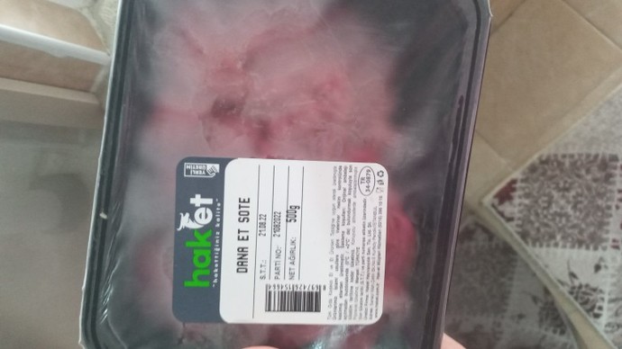 Gittim cigerle et aldım ne kadar pahalı et 64 TL?