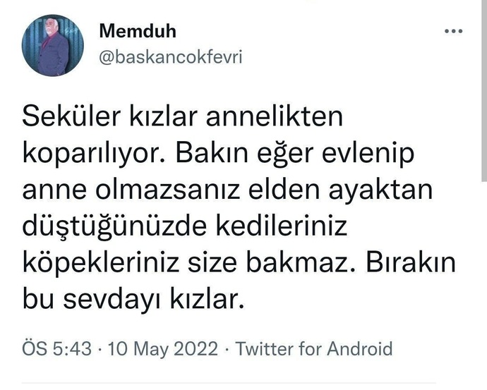Sizce seküler kızlar annelikten koparılıyor mu?