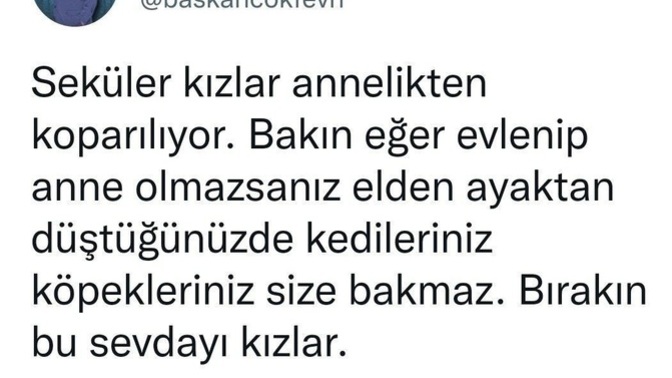 Sizce "seküler kızlar" annelikten koparılıyor mu?