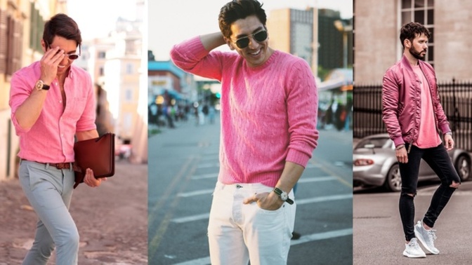 Erkeklere pembe renk gidiyor mu? Kombinlerinde pembe kullanımı arttırmalılar mı?