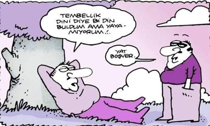 Zaman zaman tembellik sendromu yaşıyor musunuz 😂?