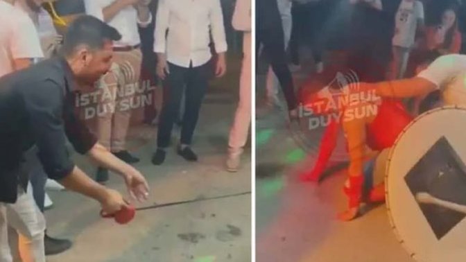 Bursa'da damada jartiyer giydirip tasma taktılar. Siz buna eğlence der miydiniz?