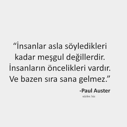 Senin bu hayatta önceliğin ne?