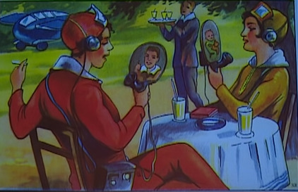Wireless Private Phone and Television. in 1930