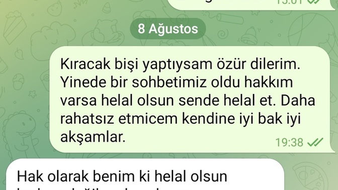 Yeni tanıştık beni çok beğendiğini söyledi baya iyi konuşma giderken böyle olma sebebi nedir?
