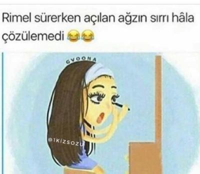 Neden rimel sürerken ağzınız açık?