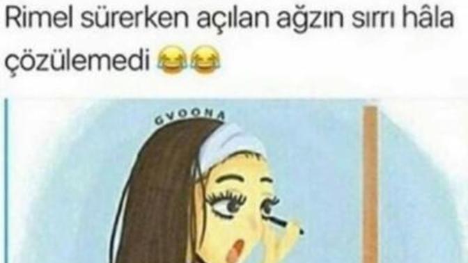 Neden rimel sürerken ağzınız açık?