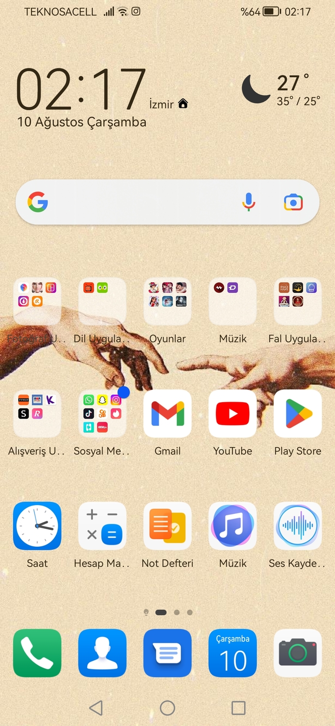 Telefon duvar kağıdınız ne?