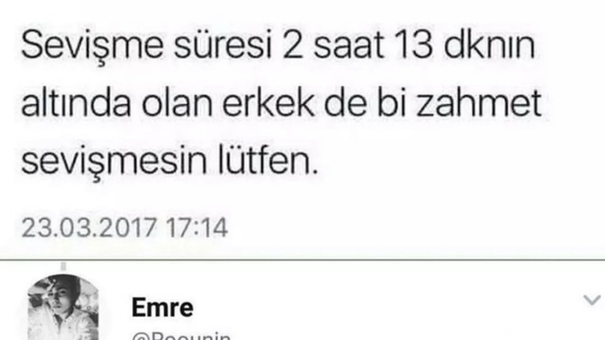 Sevişme süresi ne kadar olmalı?