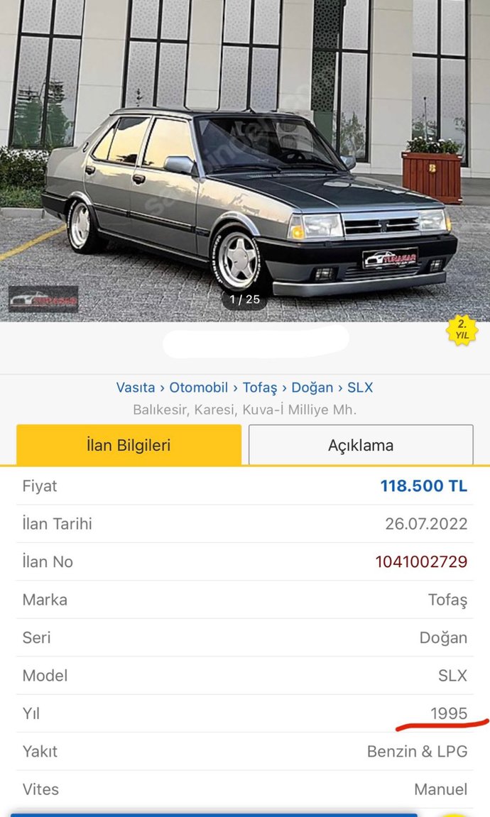 20 yaşından büyük arabaların fiyatları! Biz bunu hak edecek ne yaptık?