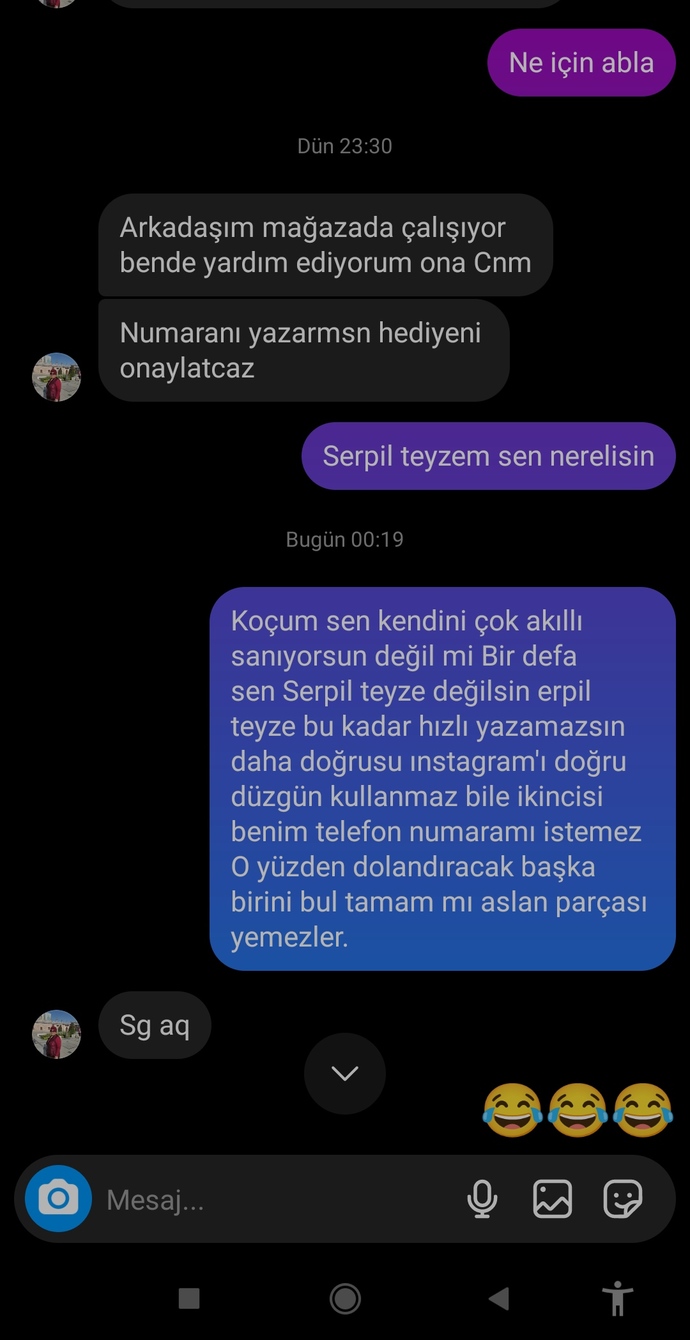 Sosyal medya üzerinden dolandırılmaya çalışıldınız mı?