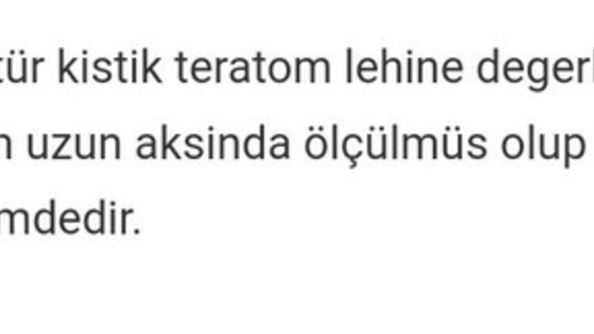 Yumurtalık kistleri kaç cm olunca alınmalı?