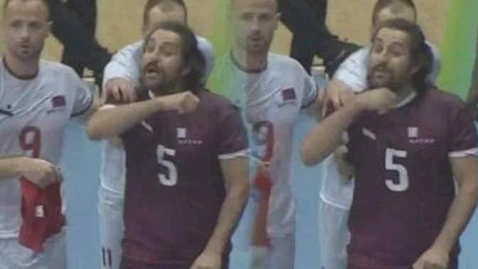 Erkekler İslami Oyunlar voleybolu sırasında, Katarlı rakip Türk oyuncuya seni öldüreceğim işareti yapmış. Ne diyorsunuz bu olaya?