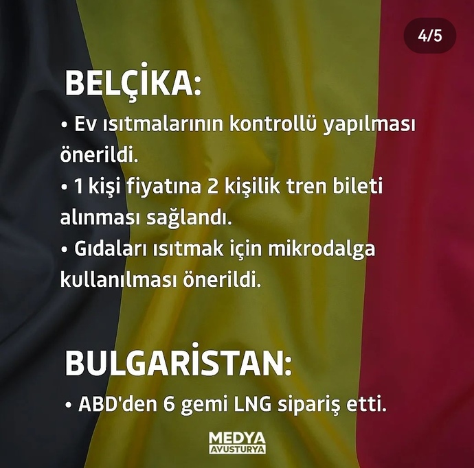 Avrupa, enerji krizinde kışın uygulanacak yeni tedbirler getirdi. Doğal gaz sorunu nasıl çözülücek? Şartları nasıl buldunuz?