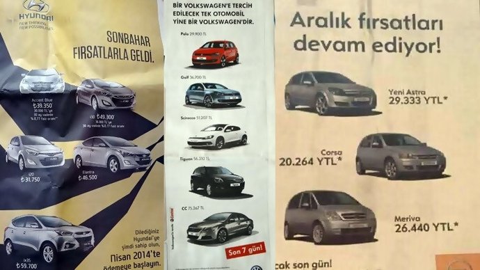 Geçmişteki araba fiyatlarını görünce ne hissediyorsunuz?